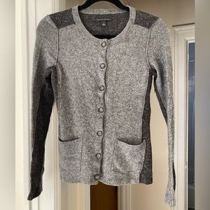 Banana Republic 2 Toned Wool Cashmere Cardigan S